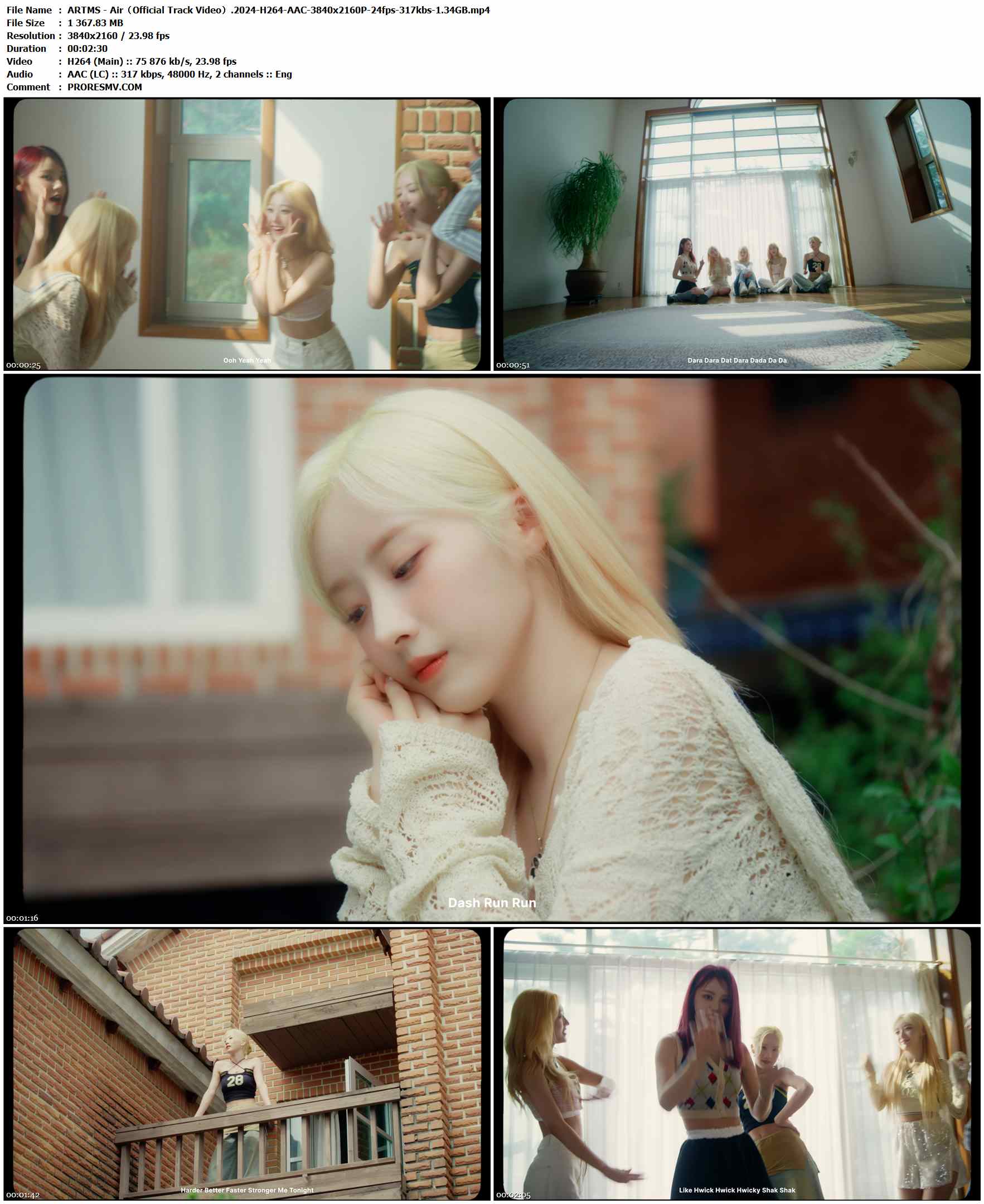 ARTMS - Air（Official Track Video）.2024-H264-AAC-3840x2160P-24fps-317kbs-1.34GB官方MV_高清MV